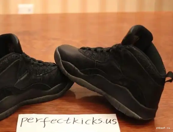black best Air Jordan X Authentic version Ovo 0601